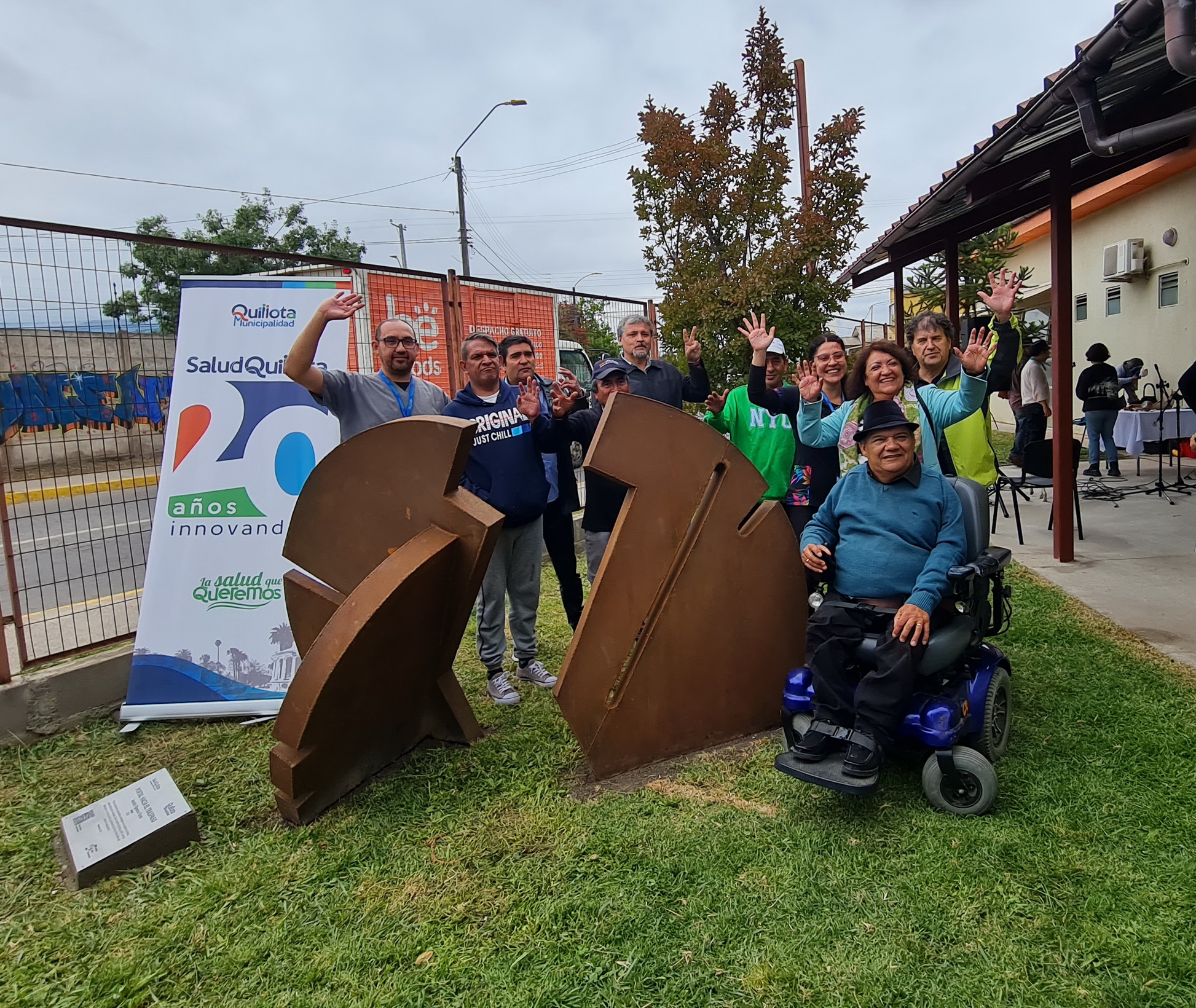Unión de Salud y Cultura permite la instalación de tres esculturas en diversos sectores de Quillota