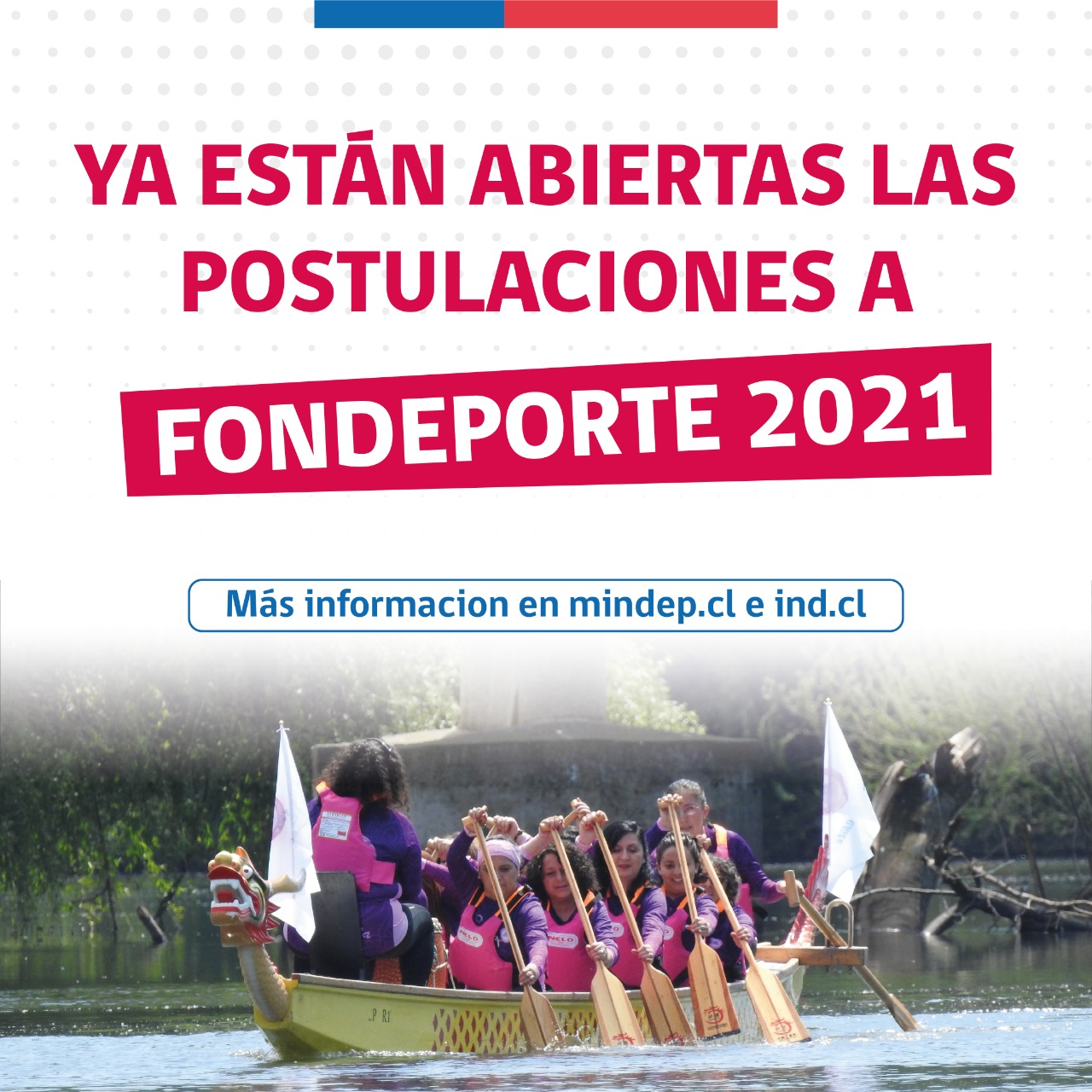 Continúa disponible postulación a proyectos FONDEPORTE 2021.