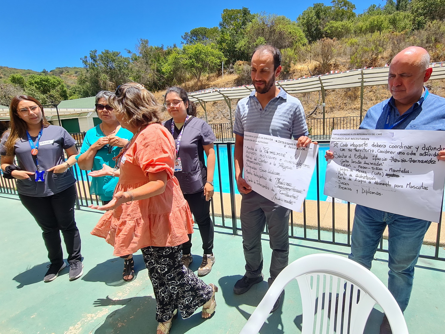 Profesionales de SaludQuillota, vecinos y usuarios trabajan de manera conjunta para definir actividades en beneficio de la comunidad