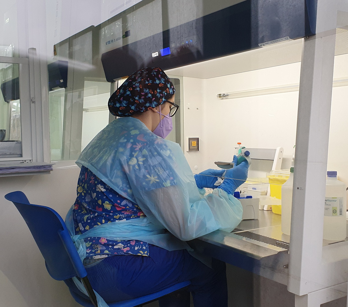 Laboratorio de Biología Molecular de SaludQuillota ha procesado casi 3 mil muestras en su primer mes de funcionamiento