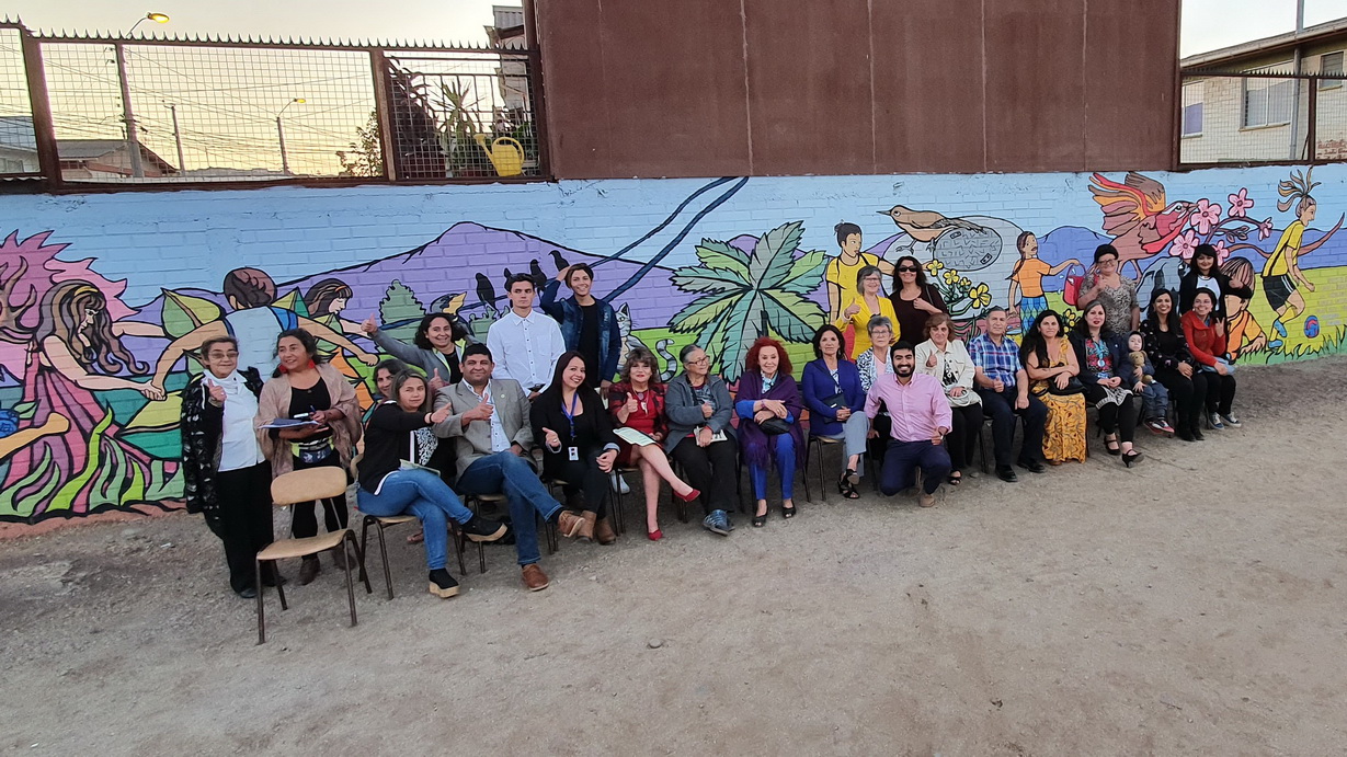 Cecosf Ruta Norte y la comunidad inauguraron mural  que busca rescatar la identidad del sector