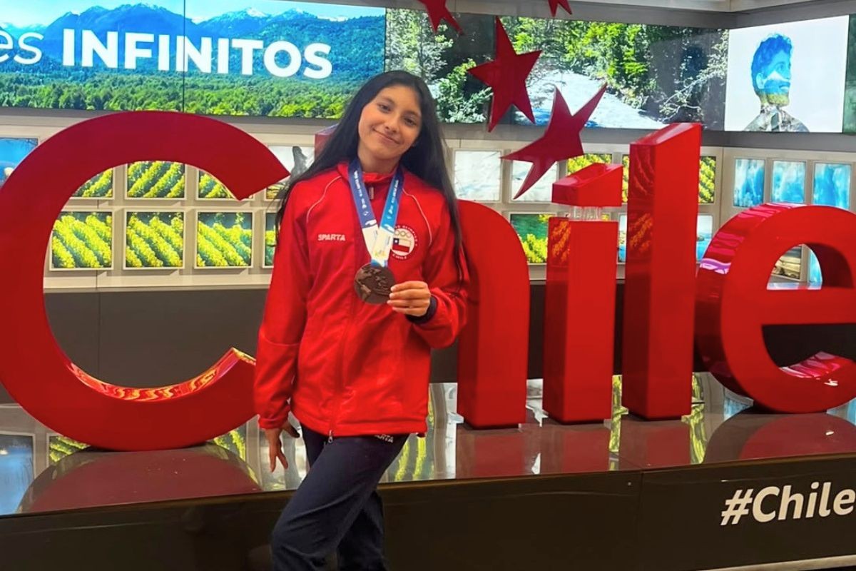 Desde Quillota al podio continental: gimnasta Agustina Suzarte logra bronce panamericano en Brasil
