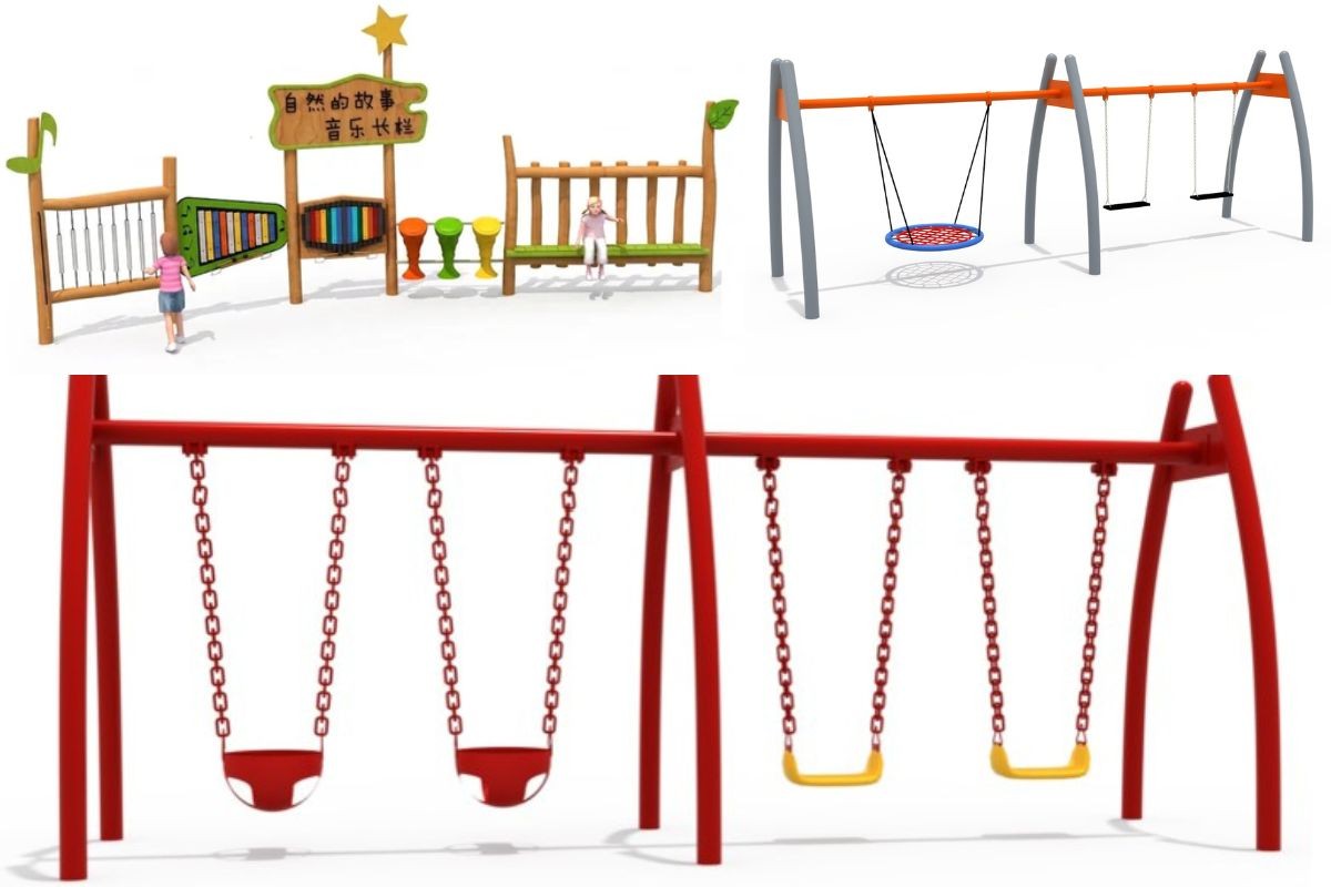 Sector de nuevos juegos  infantiles considera espacios inclusivos en la Plaza de Quillota