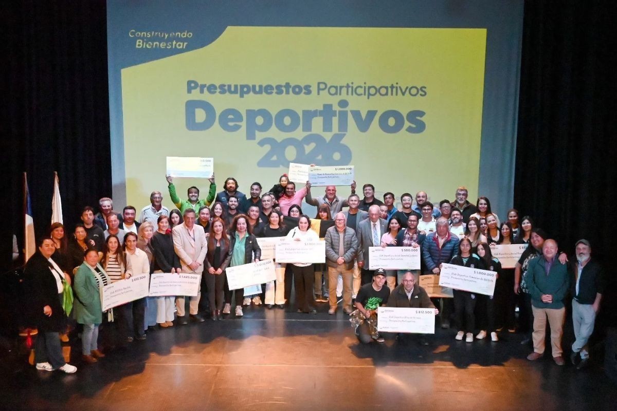 Presupuestos Participativos Deportivos 2026: Municipio entrega importantes recursos a 25 organizaciones de la comuna