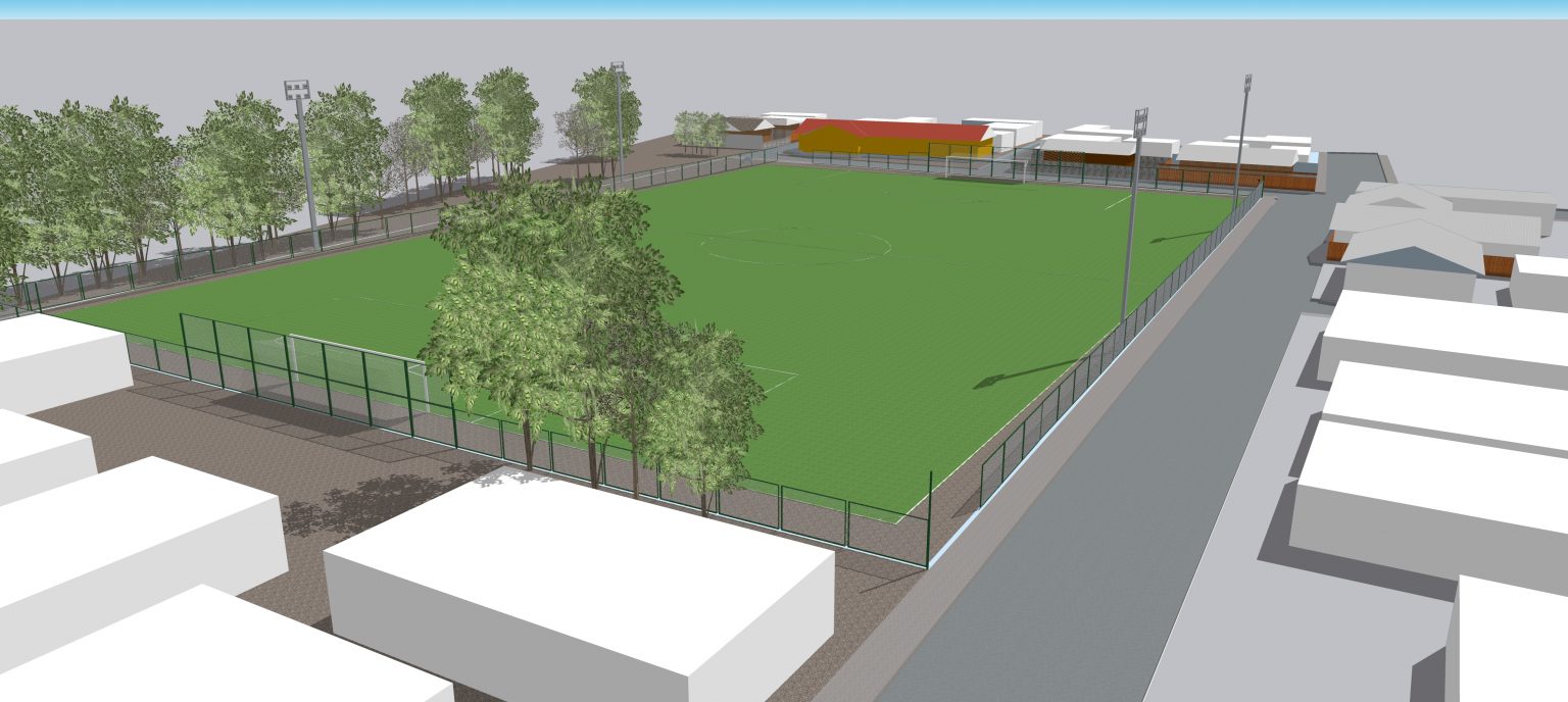 Municipio de Quillota potencia el deporte en los barrios concretando gran proyecto en cancha Club Nacional.