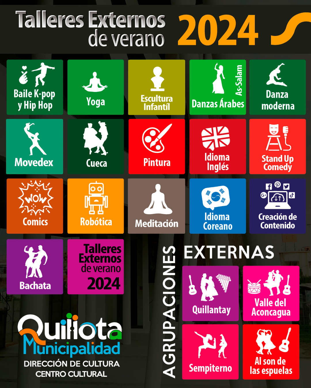 Centro Cultural anunció los “Talleres Externos de Verano”