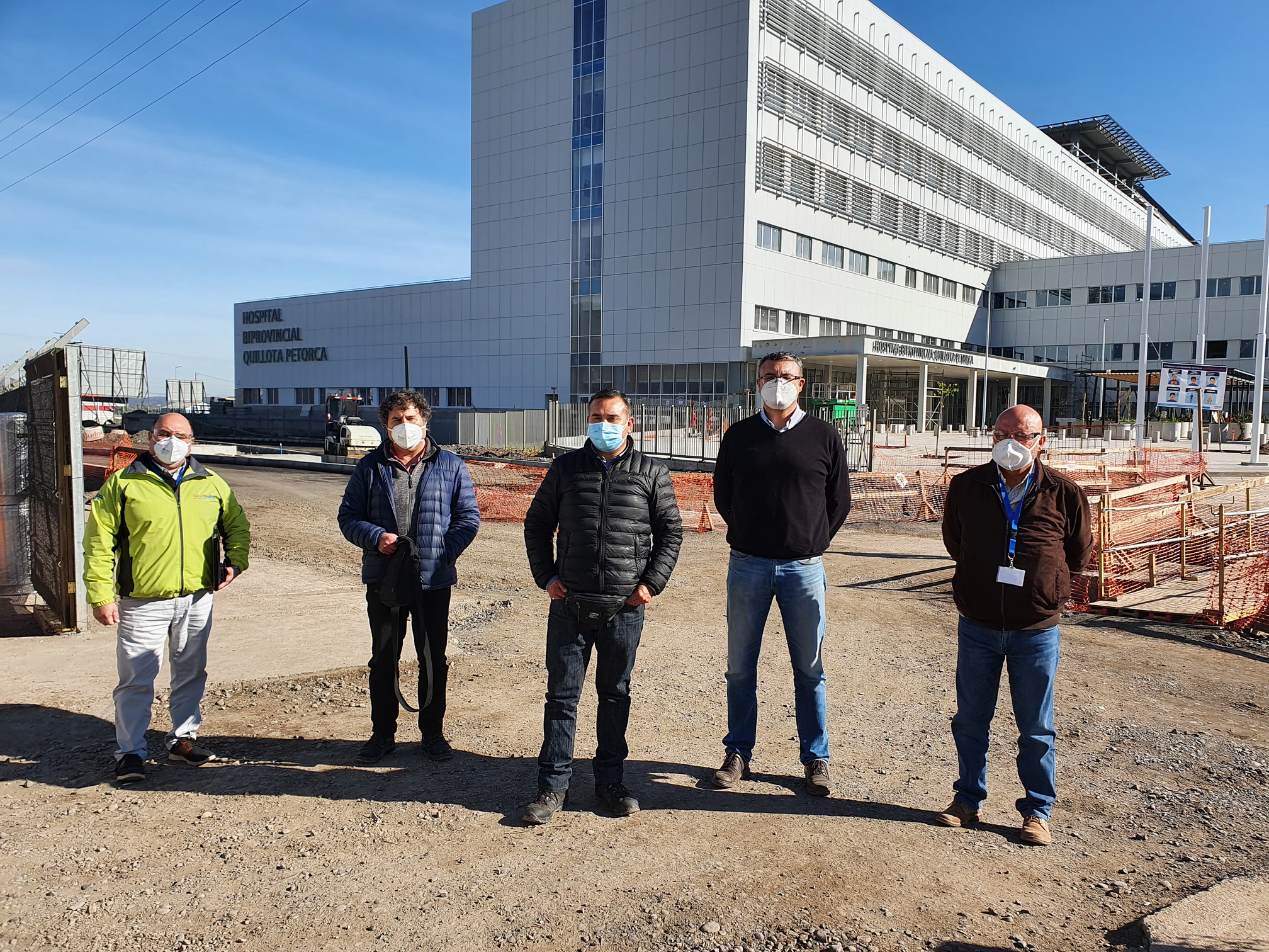 Municipalidad de Quillota y empresa constructora acordaron medidas para evitar contagios de Covid en obras del Hospital Biprovincial