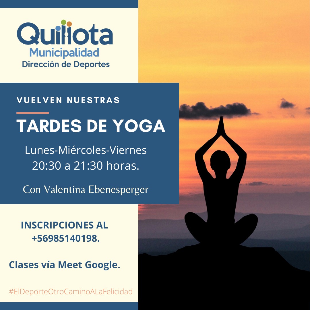 Dirección de Deportes de la Municipalidad de Quillota suma alternativas para ejercitarse desde casa.